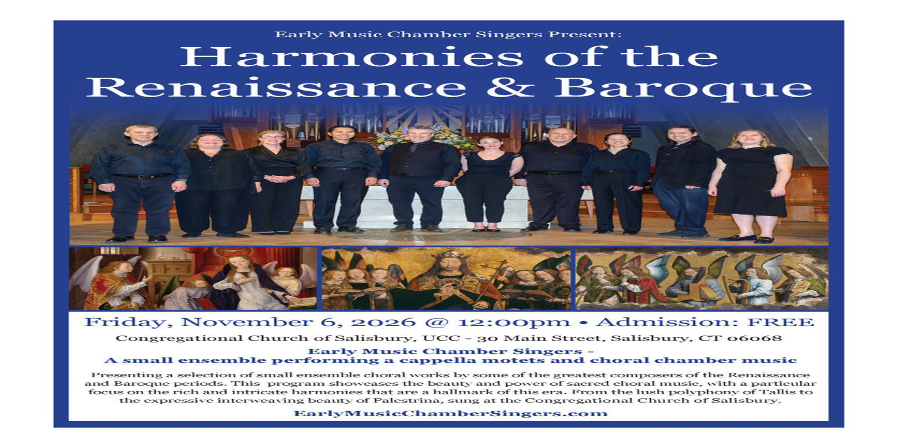 Harmonies of the Renaissance and Baroque - Sacred Polyphony promotional image