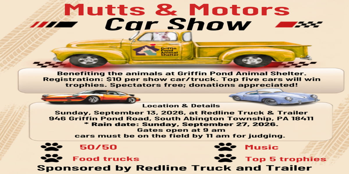 Mutts and Motors Car Show promotional image