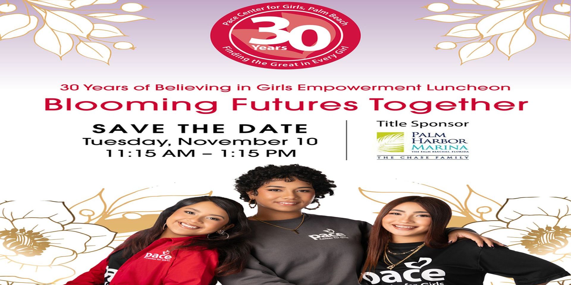 Pace Palm Beach Believing in Girls Luncheon promotional image