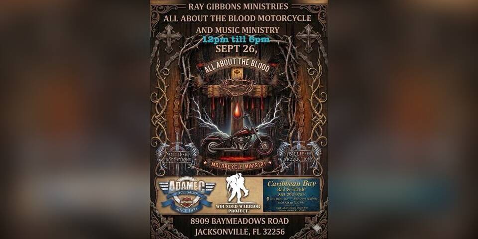 All About the Blood Motorcycle Ministry-Baymeadows promotional image