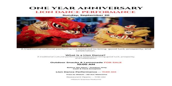 Hibachi Express Annual Lion Dance Celebration promotional image