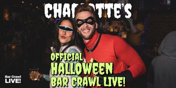 Charlotte Official Halloween Bar Crawl 2026 By Bar Crawl LIVE! promotional image