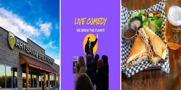 We Brew the Funny! Comedy Series hosted by Artisanal Brew Works 10/10/26 promotional image