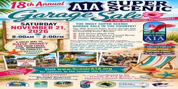 18th Annual A1A Super Scenic 150-Mile Garage Sale promotional image