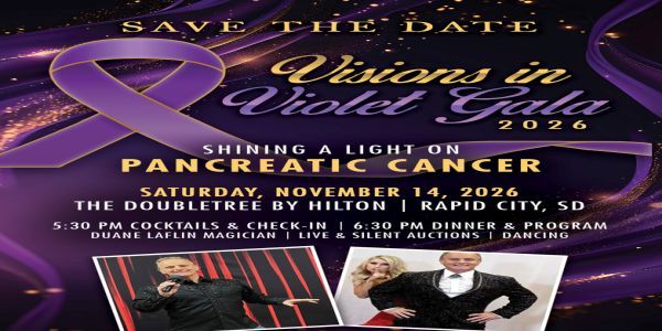 Visions In Violet - Shining a Light on Pancreatic Cancer promotional image