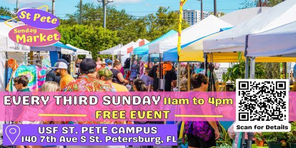 St. Pete Sunday Market - October 18, 2026 promotional image