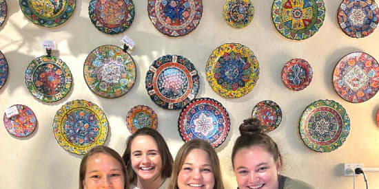 Mosaic Art Classes Dallas: Turkish Lamp Workshop promotional image