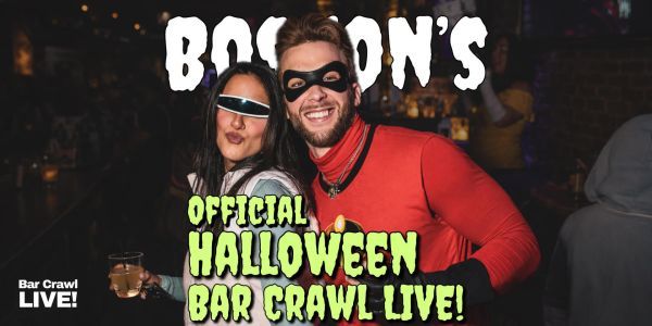 Boston Official Halloween Pub Crawl 2026 By Bar Crawl LIVE! promotional image