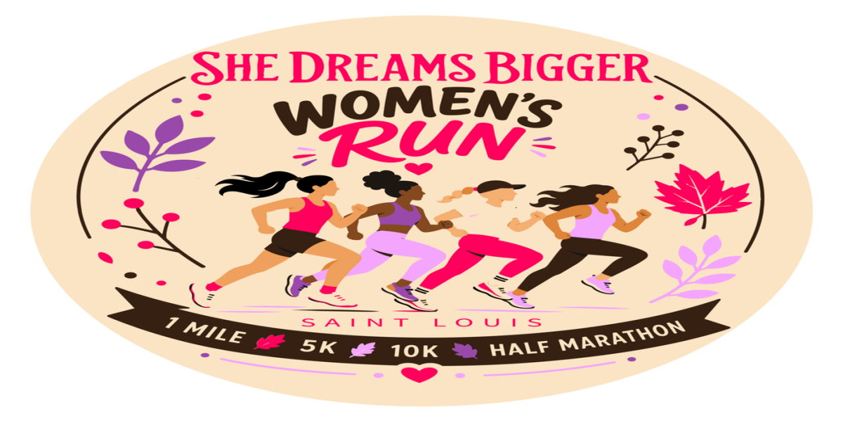 She Dreams Bigger Women's Run - 1 mile | 5k | 10k | 13.1 mile promotional image