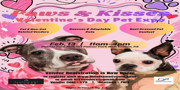 Paws and Kisses Valentine's Day Pet Expo promotional image
