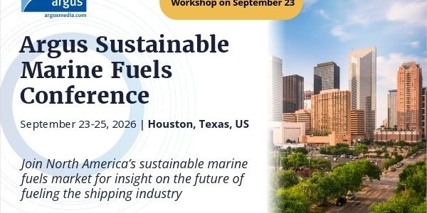Argus Sustainable Marine Fuels Conference promotional image