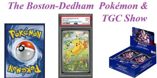 The Boston-Dedham Pokemon & TCG Show promotional image