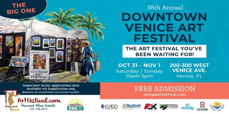 38th Annual Downtown Venice Art Festival promotional image