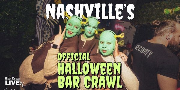 Nashville Official Halloween Bar Crawl 2026 Bar Crawl LIVE! promotional image