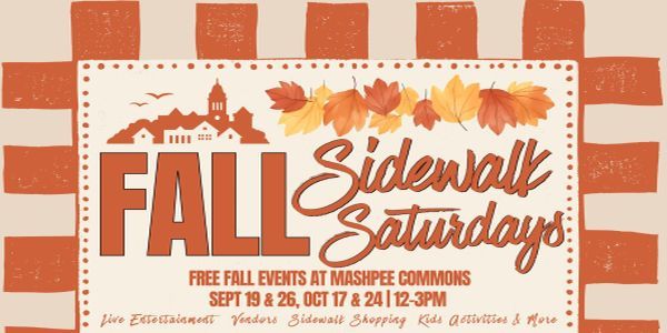 Fall Sidewalk Saturdays: Saturday September 26 promotional image