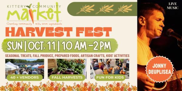 Kittery Community Market HarvestFest promotional image