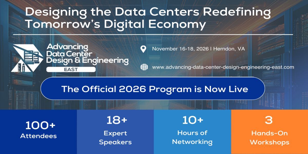 Data Center Design and Engineering East 2026 promotional image