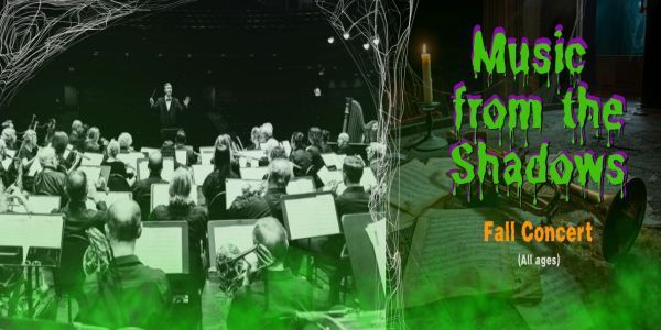 Walnut Creek Concert Band Fall Concert: "Music from the Shadows" promotional image
