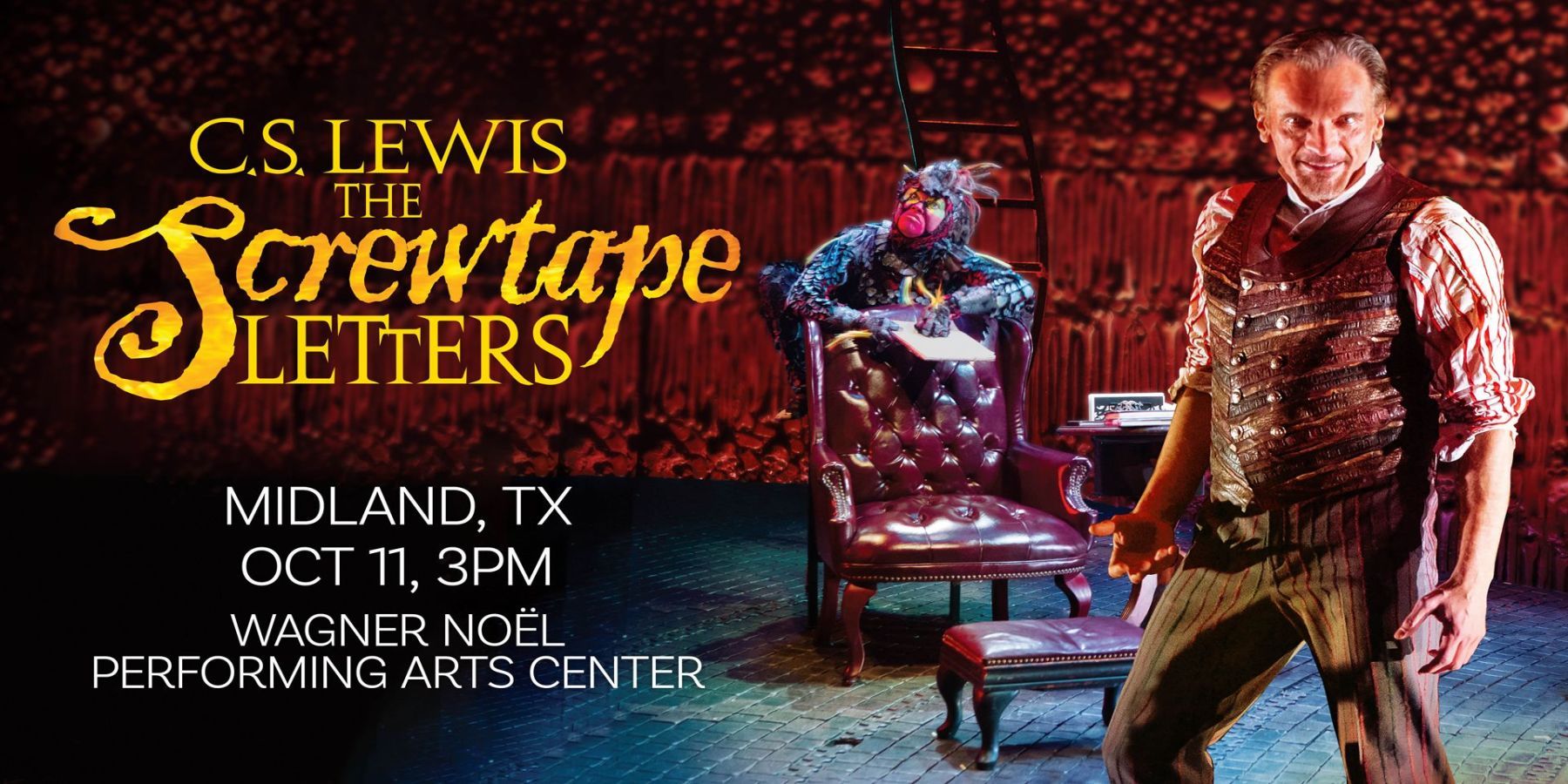C.S. Lewis' The Screwtape Letters - October 11, 2026 promotional image