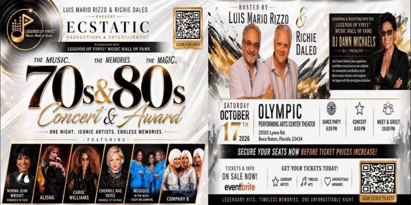 The Music, The Memories, The Magic of The 70S and 80s Concert promotional image