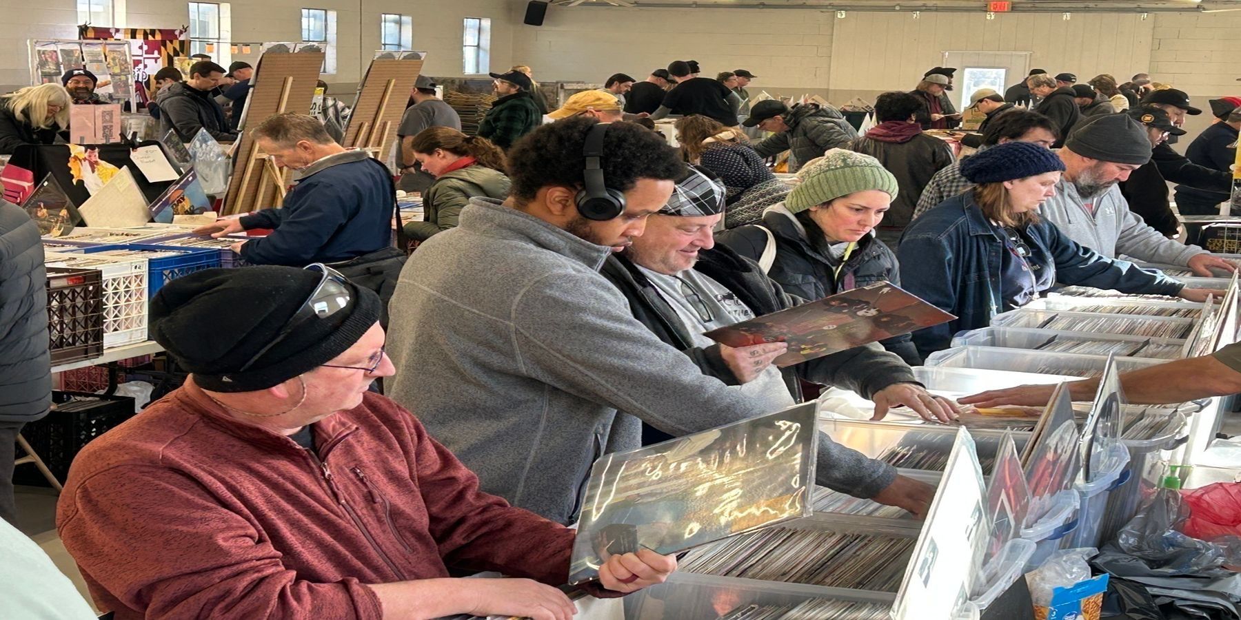 The Waldorf Record Riot! Over 10,000 vinyl records in one room! Sat Oct 31st 10 AM-4 PM promotional image