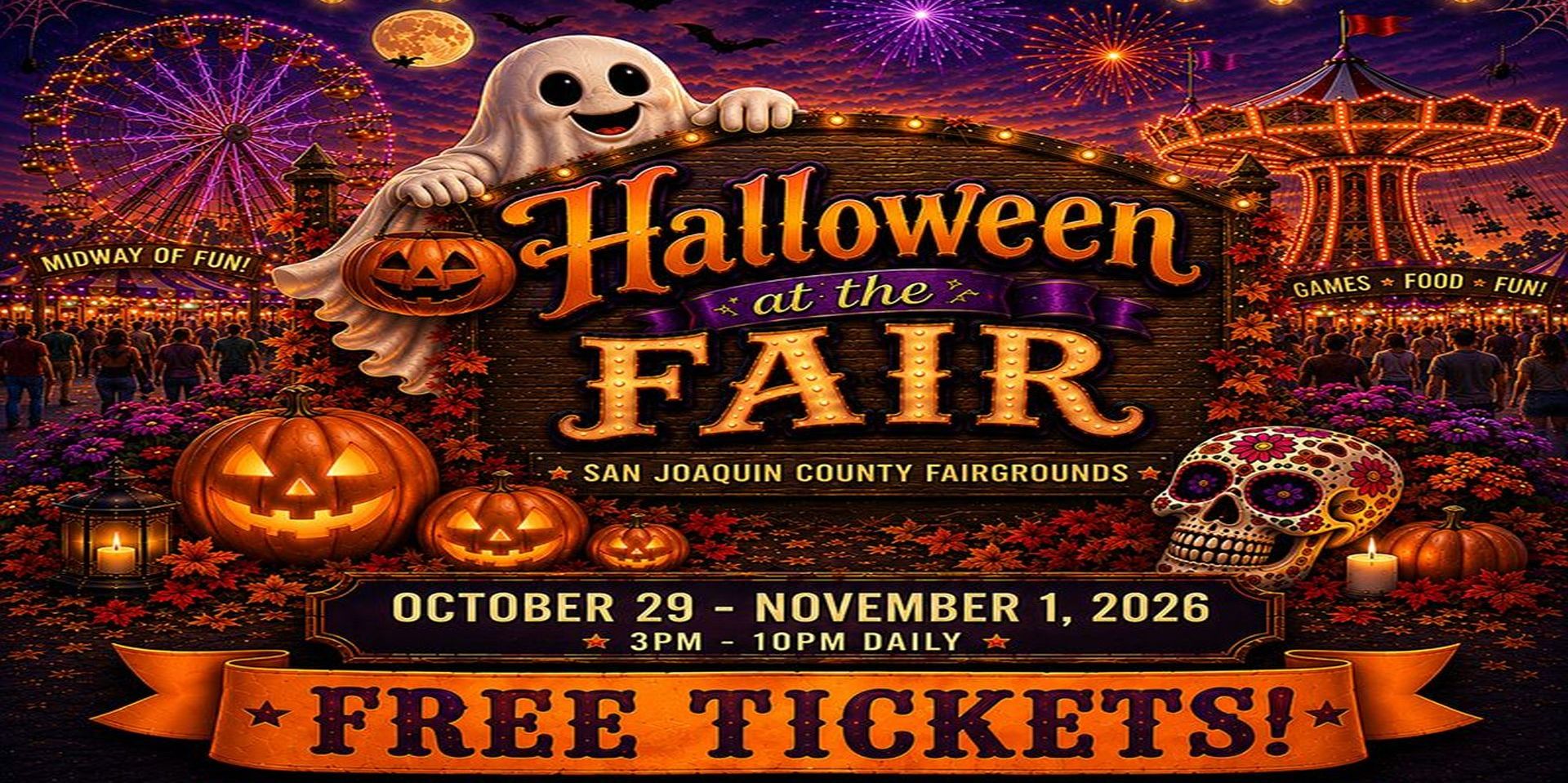 HALLOWEEN AT THE FAIR - FREE TICKETS! promotional image