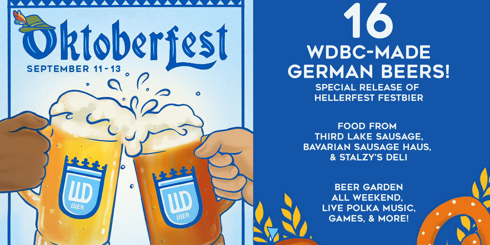 Oktoberfest 2026 at Working Draft Beer Company promotional image