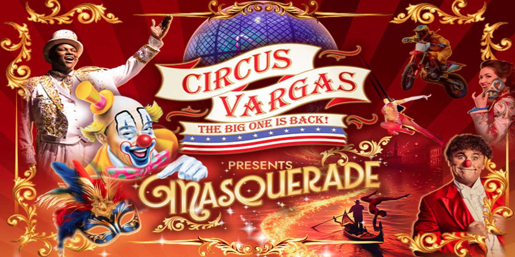 Circus Vargas Presents "Masquerade!" at Westfield Oakridge! promotional image