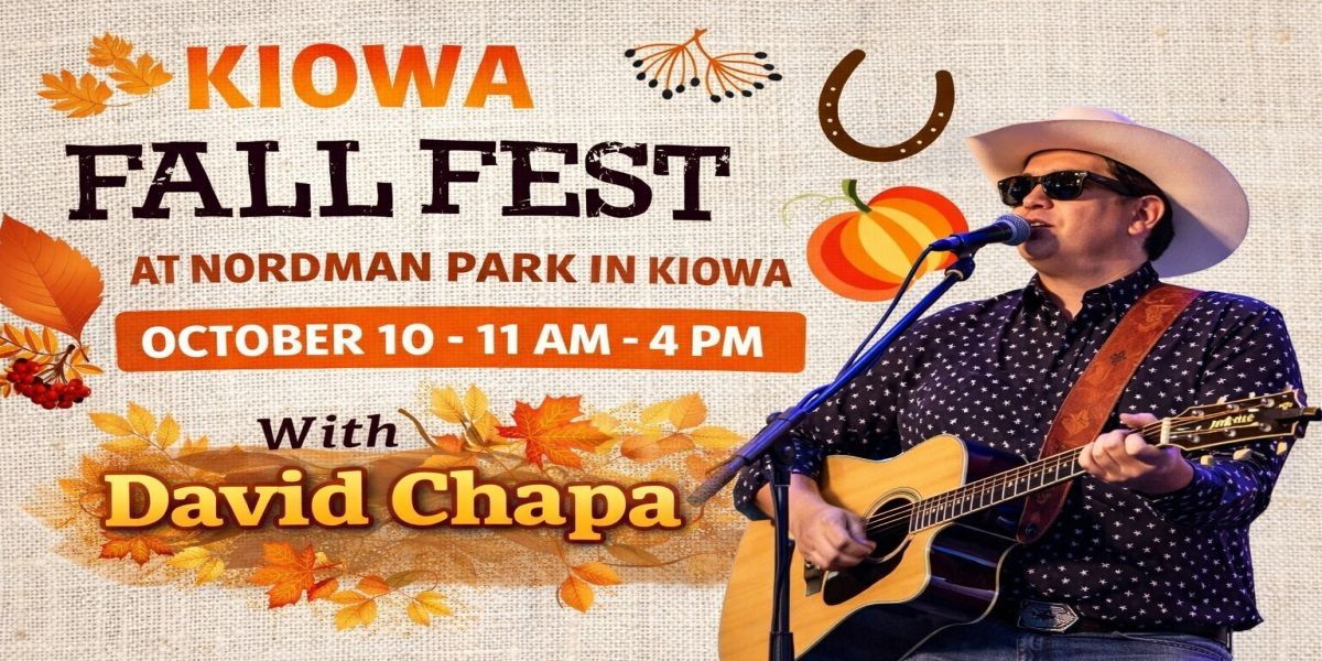 Boots, Music and Fall Fun: Kiowa Fall Fest 2026 Featuring David Chapa promotional image