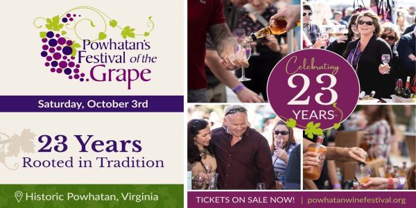 Powhatan's Festival of the Grape promotional image