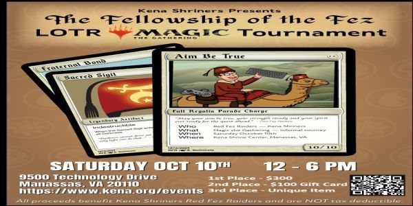 The Fellowship of the Fez - Lord Of The Rings Magic Tournament promotional image