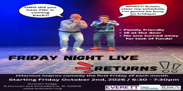Friday Night Live On 02 October 2026 promotional image