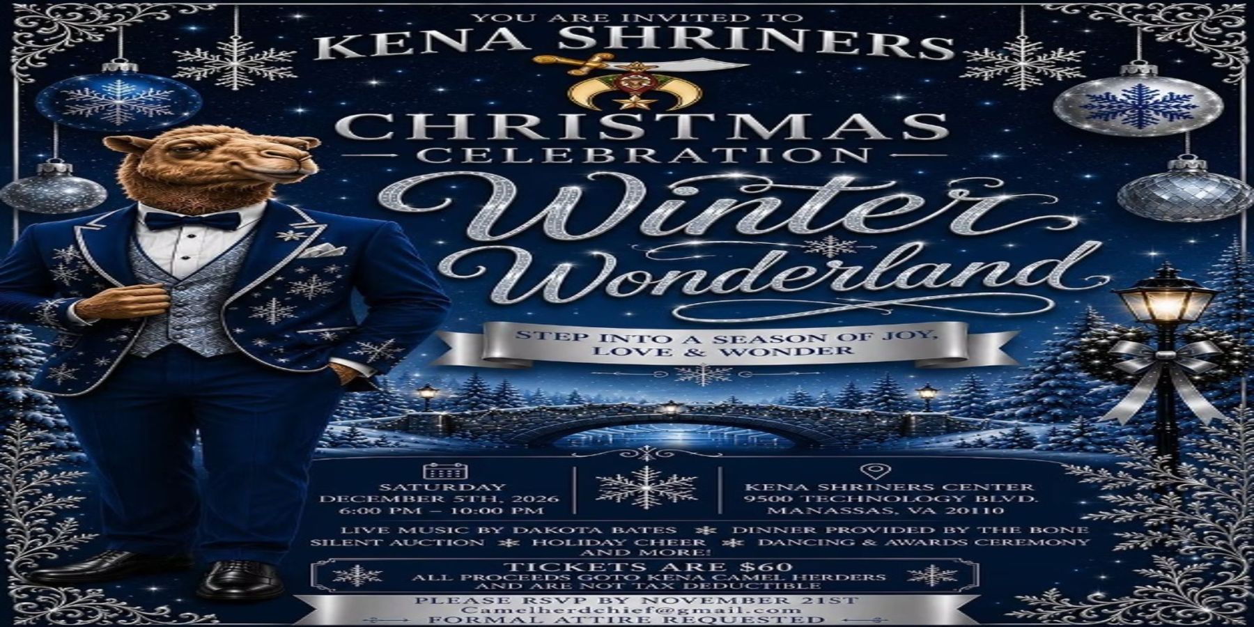 Kena Winter Wonderland - Formal Dinner Dance promotional image