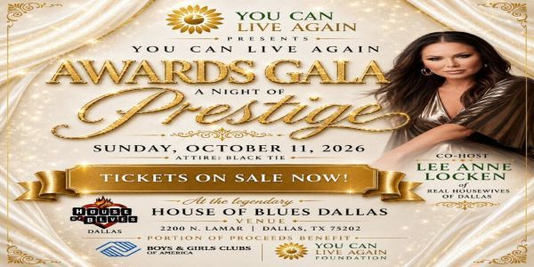 You Can Live Again Awards Gala 2026 promotional image