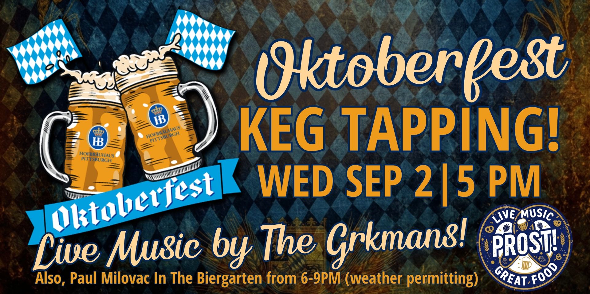 Raise a Stein, Pittsburgh — Oktoberfest Is Here promotional image