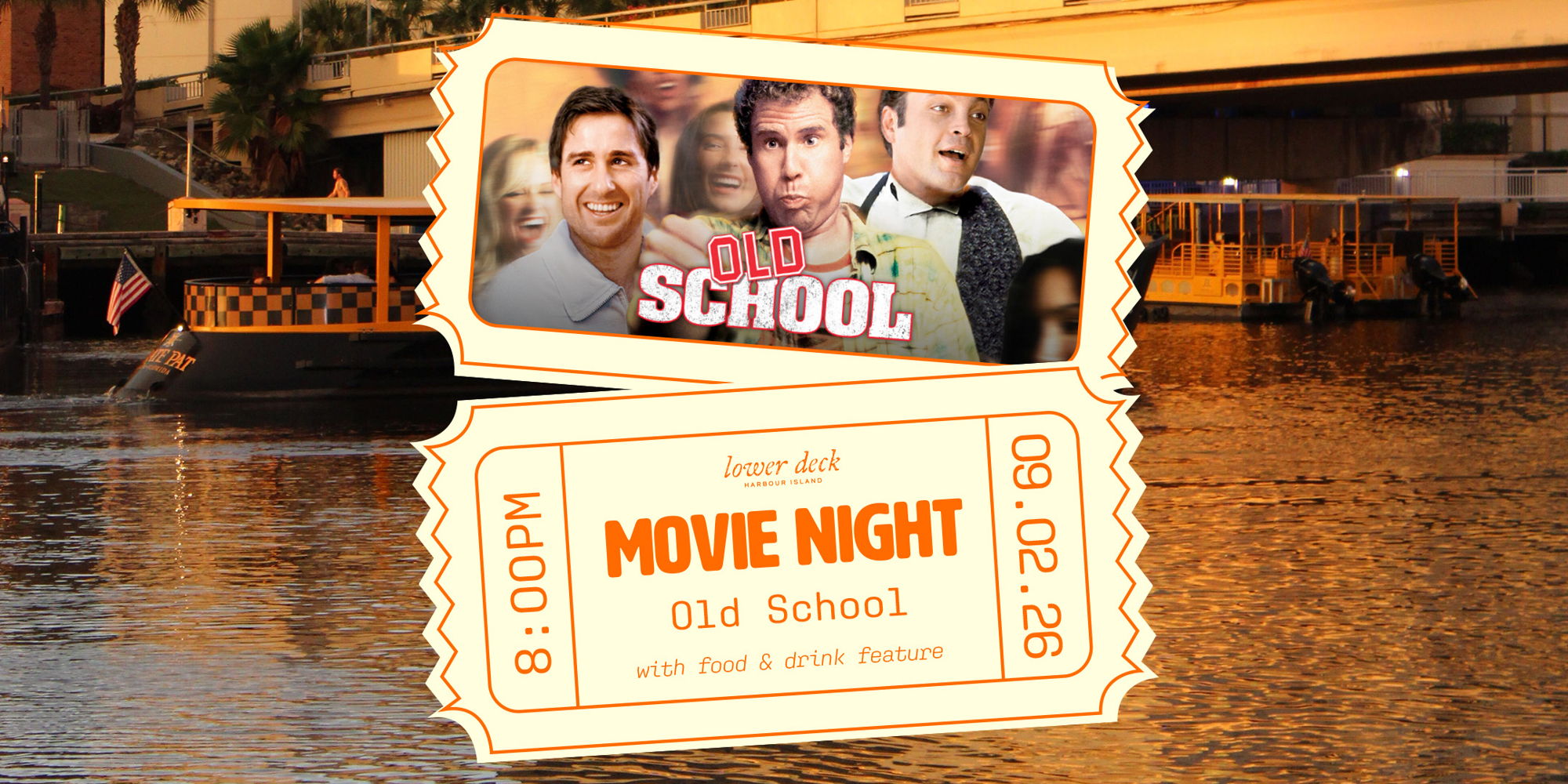 Movie Night at Lower Deck: Old School promotional image