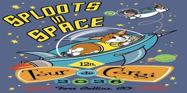 12th Annual Tour de Corgi "SPLOOTS in SPACE" promotional image