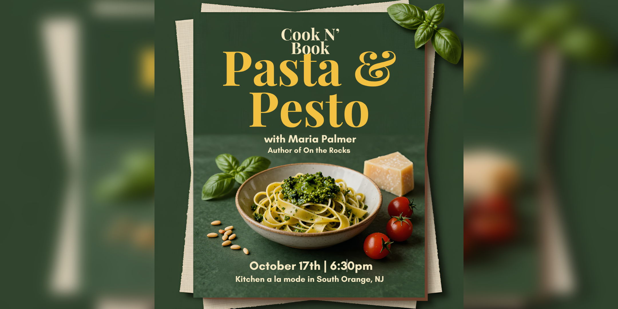Pasta and Pesto with Maria Palmer promotional image