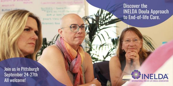 INELDA End-of-Life Doula Training | Pittsburgh, PA thsi September promotional image