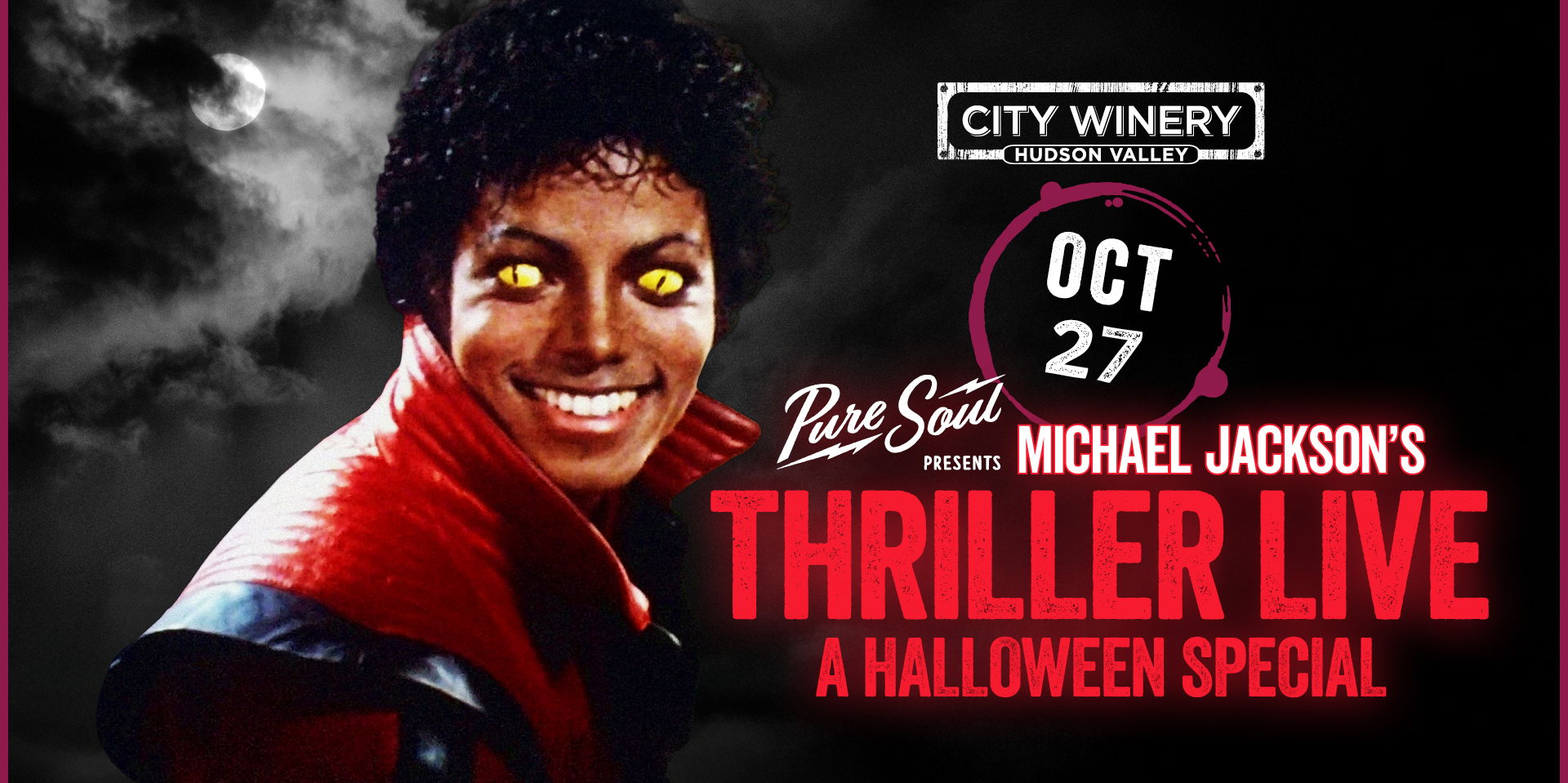 Pure Soul presents Michael Jackson's Thriller Live promotional image